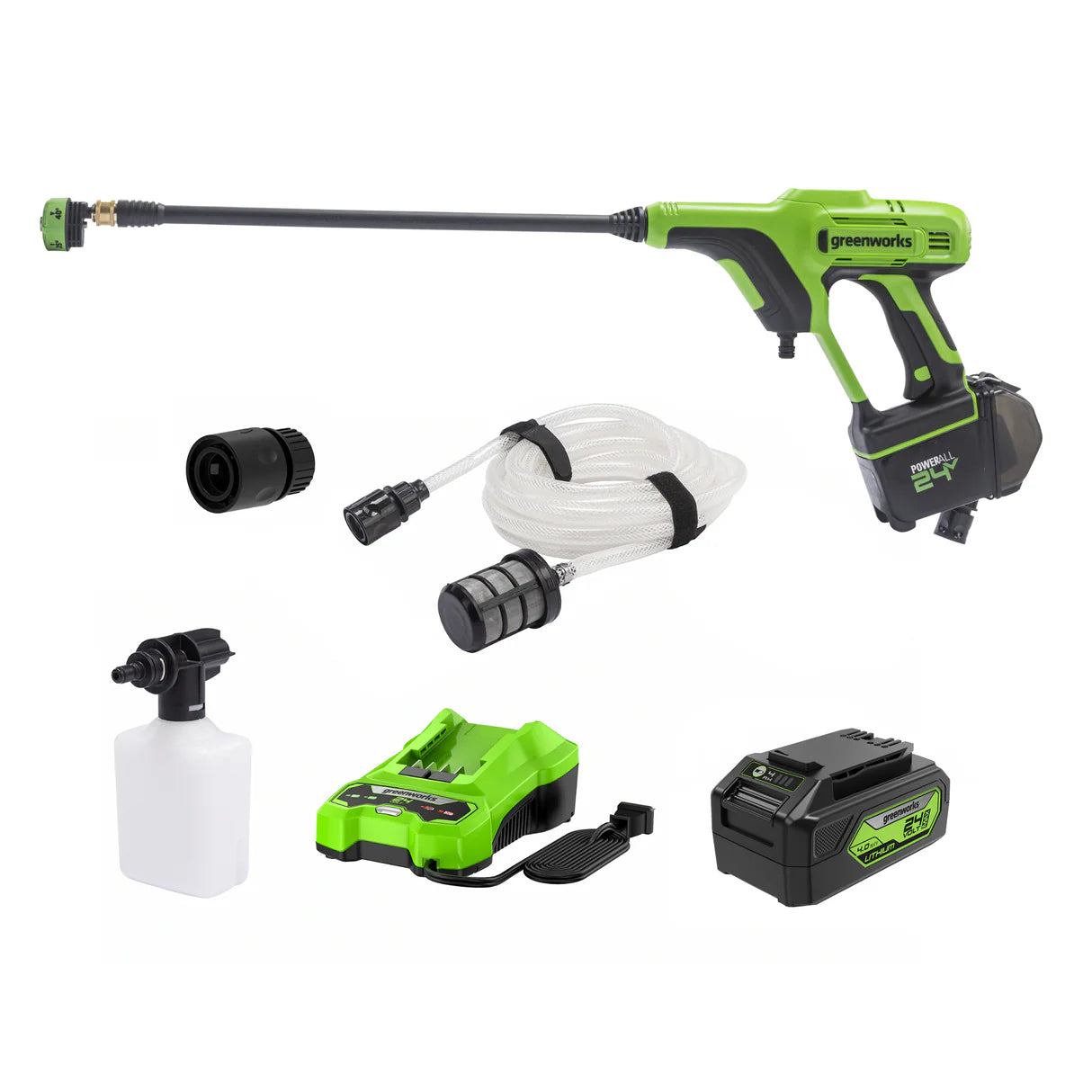 Greenworks 24V 600 PSI 0.8 GPM Cordless Pressure Washer