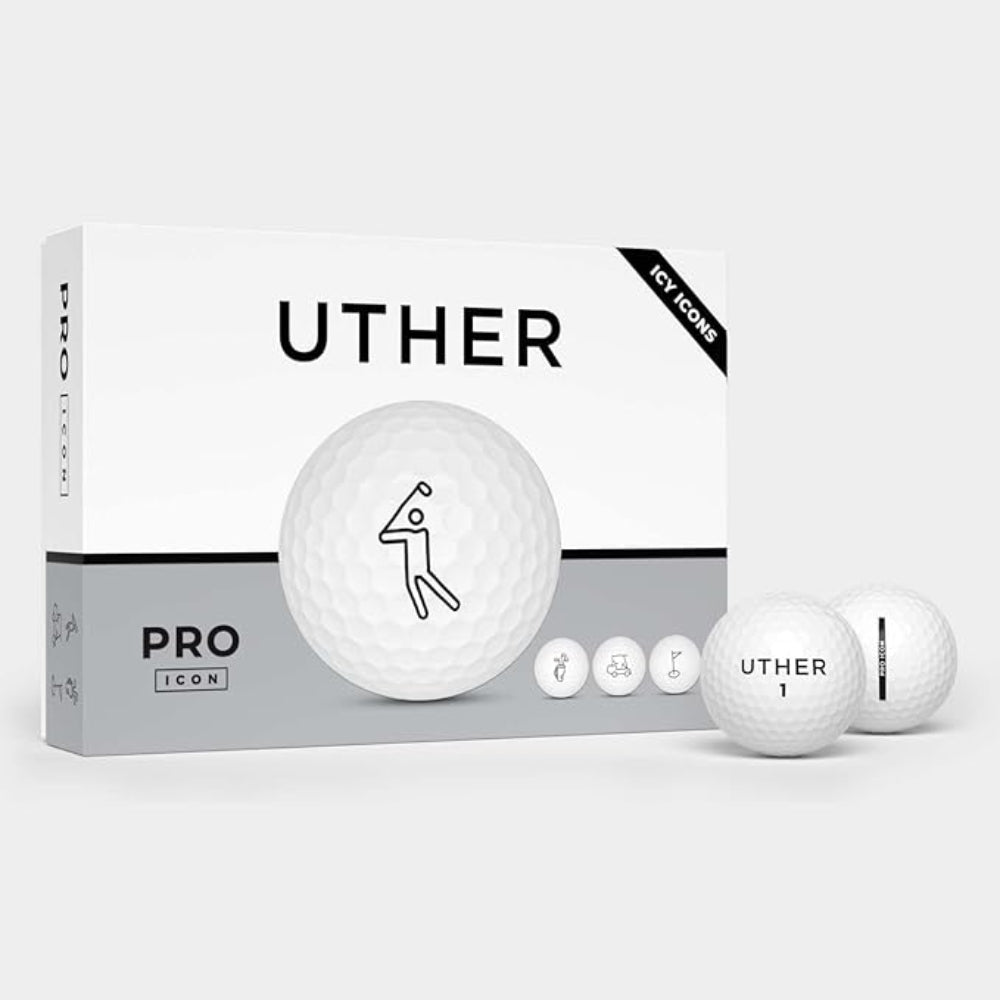 Uther PRO Icon Golf Balls - Pack of 12