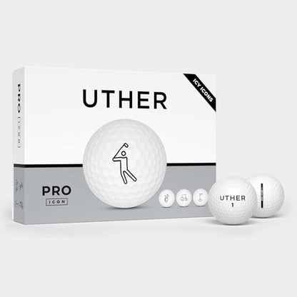 Uther PRO Icon Golf Balls - Pack of 12