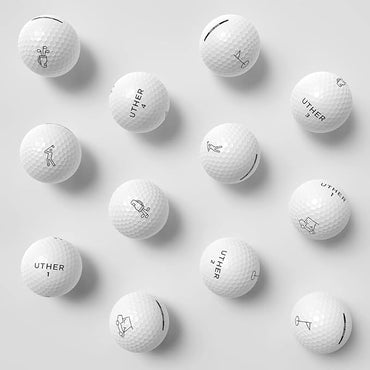 Uther PRO Icon Golf Balls - Pack of 12