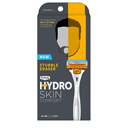 Schick Hydro Skin Comfort Stubble Eraser Razor & 2 Refills - 2 Packs