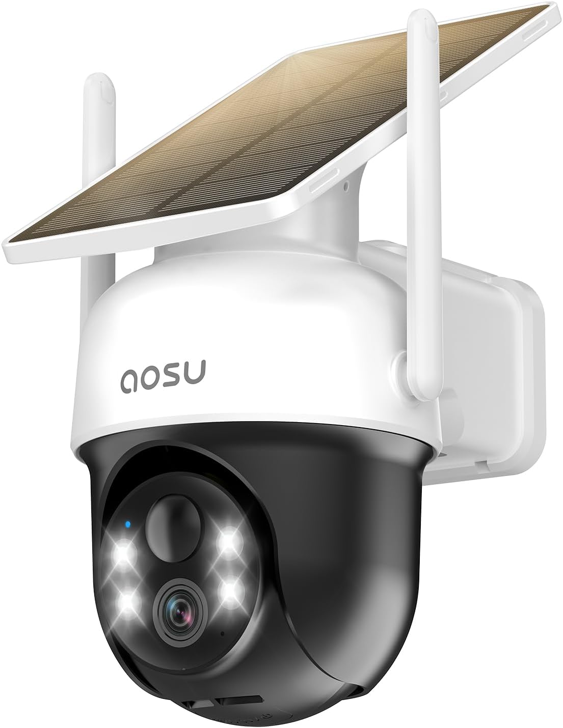 aosu 2K D1 Classic Solar Security Cameras Wireless Outdoor, 100% Wire-Free