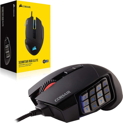 Corsair Scimitar RGB Elite MOBA/MMO Gaming Mouse