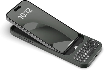 Clicks Keyboard for iPhone 16 pro max  – Keyboard Case for Premium Typing Experience – Faster, Accurate Typing, Charge as Normal – Onyx