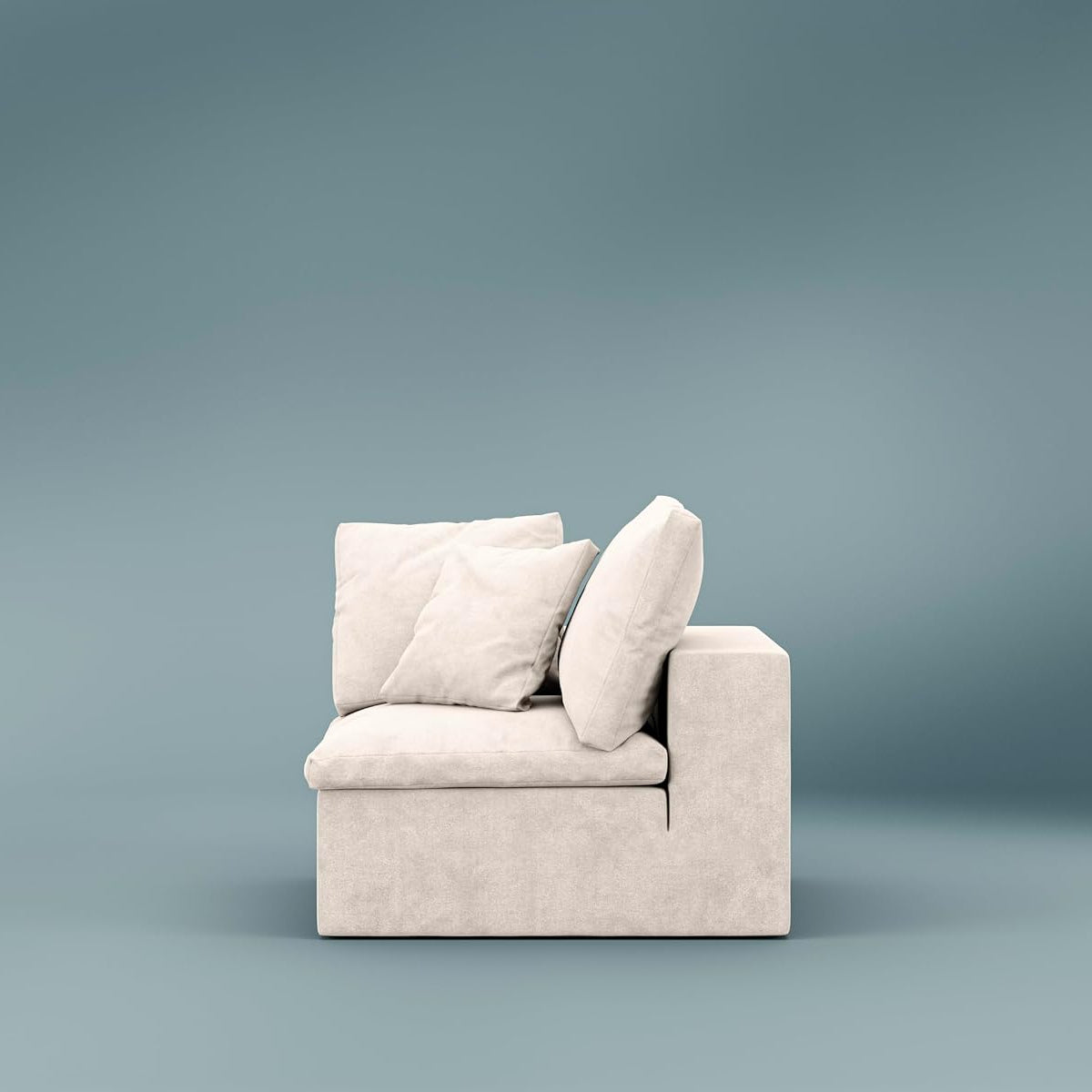 Rove Lab R4 Right Arm Sofa Seat - Helium Cloud