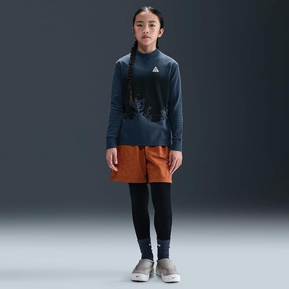 Nike ACG Big Kid's Long-Sleeve Waffle Top - Thunder Blue/Summit White