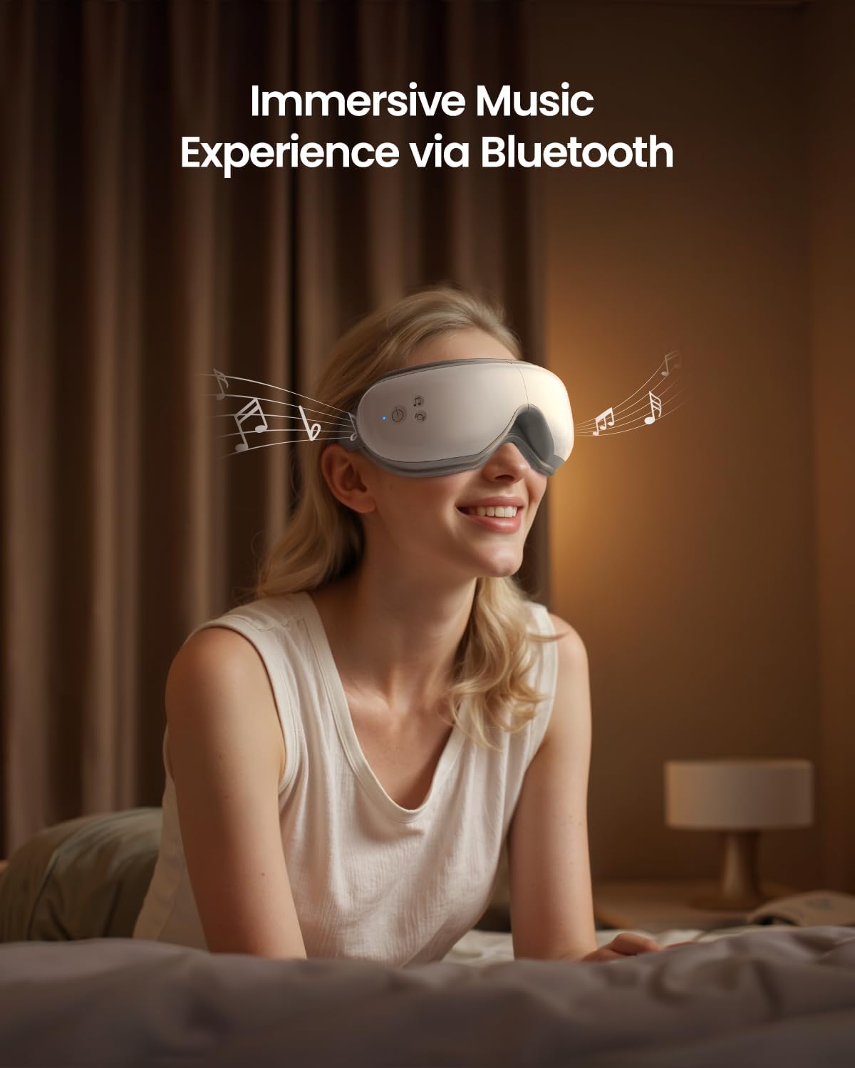RENPHO Eyeris 1 Eye Massager with Heat, Sleep Mask with Remote Control