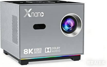 XNANO 4K Support Projector with WiFi6 and Bluetooth