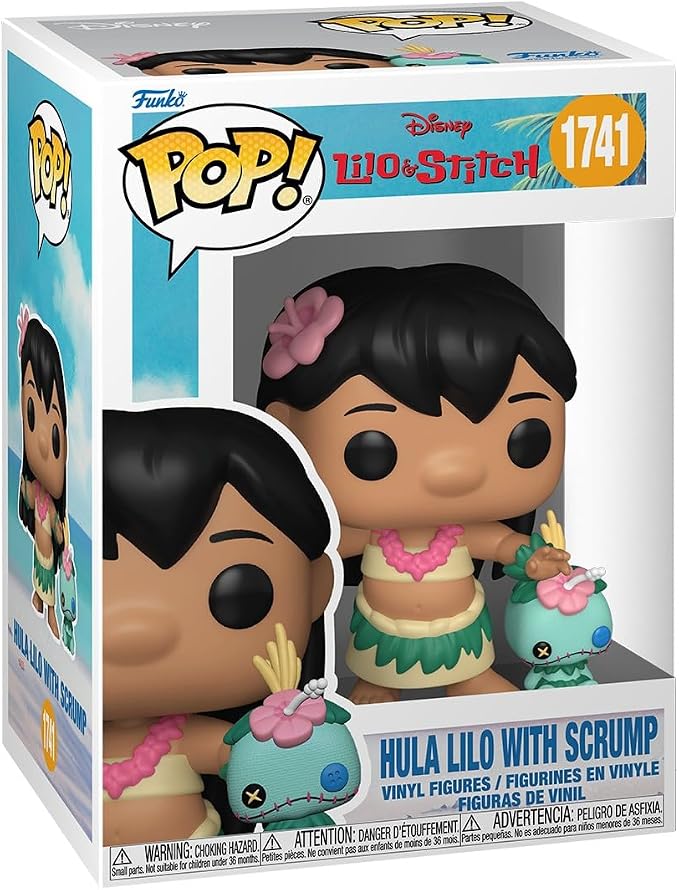 Funko Pop! Disney Lilo & Stitch #1741 Hula Lilo With Scrump Vinyl Figure