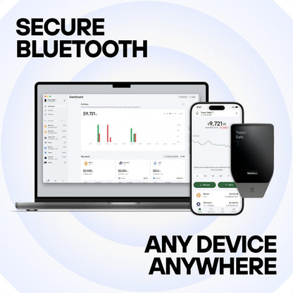 Trezor Safe 7 Crypto Hardware Wallet with Bluetooth for Android/iOS/Desktop