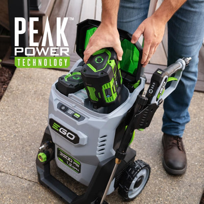 EGO Power+ 56V 3200 PSI Cordless Pressure Washer with Peak Power™, Battery and Charger not Included, HPW3200
