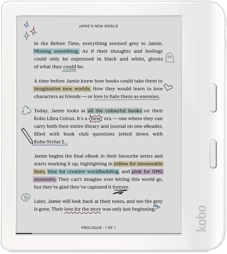 Kobo Libra Colour eReader - White