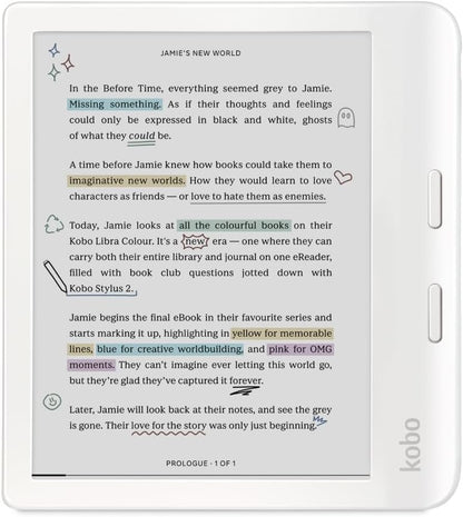 Kobo Libra Colour eReader - White
