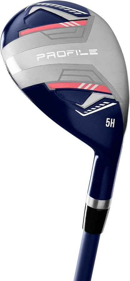 Wilson Women's Profile Complete Golf Set with Stand Bag - Right Hand, Ladies, Navy/Rose Gold/Silver