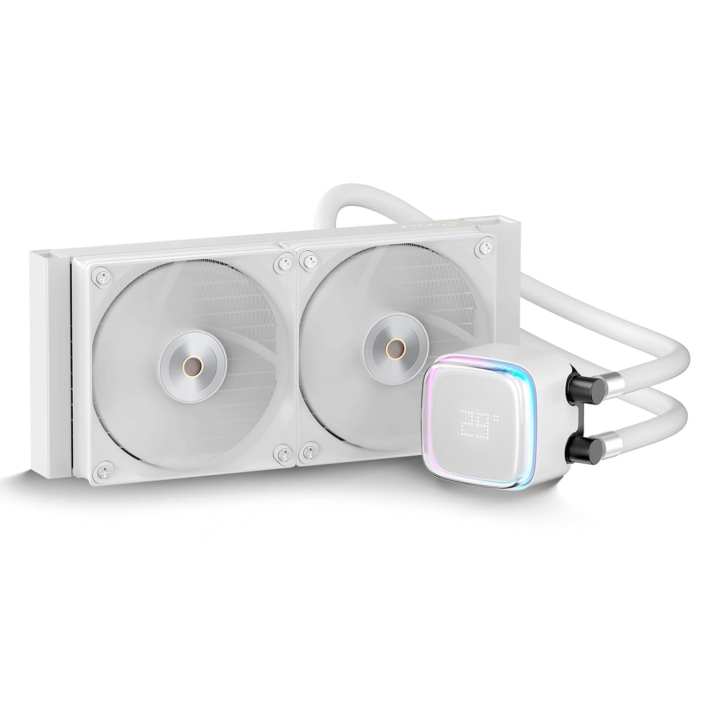 Ocypus Iota L24 WH Aio CPU Cooler with Digital Display 240mm