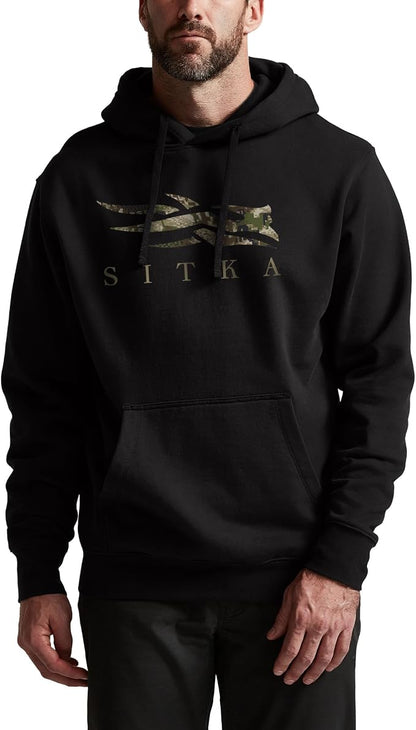 SITKA Gear Men's Everyday Icon Optifade Pullover Hoody - Black Subalpine
