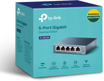 TP-Link TL-SG105, 5 Port Gigabit Unmanaged Ethernet Switch