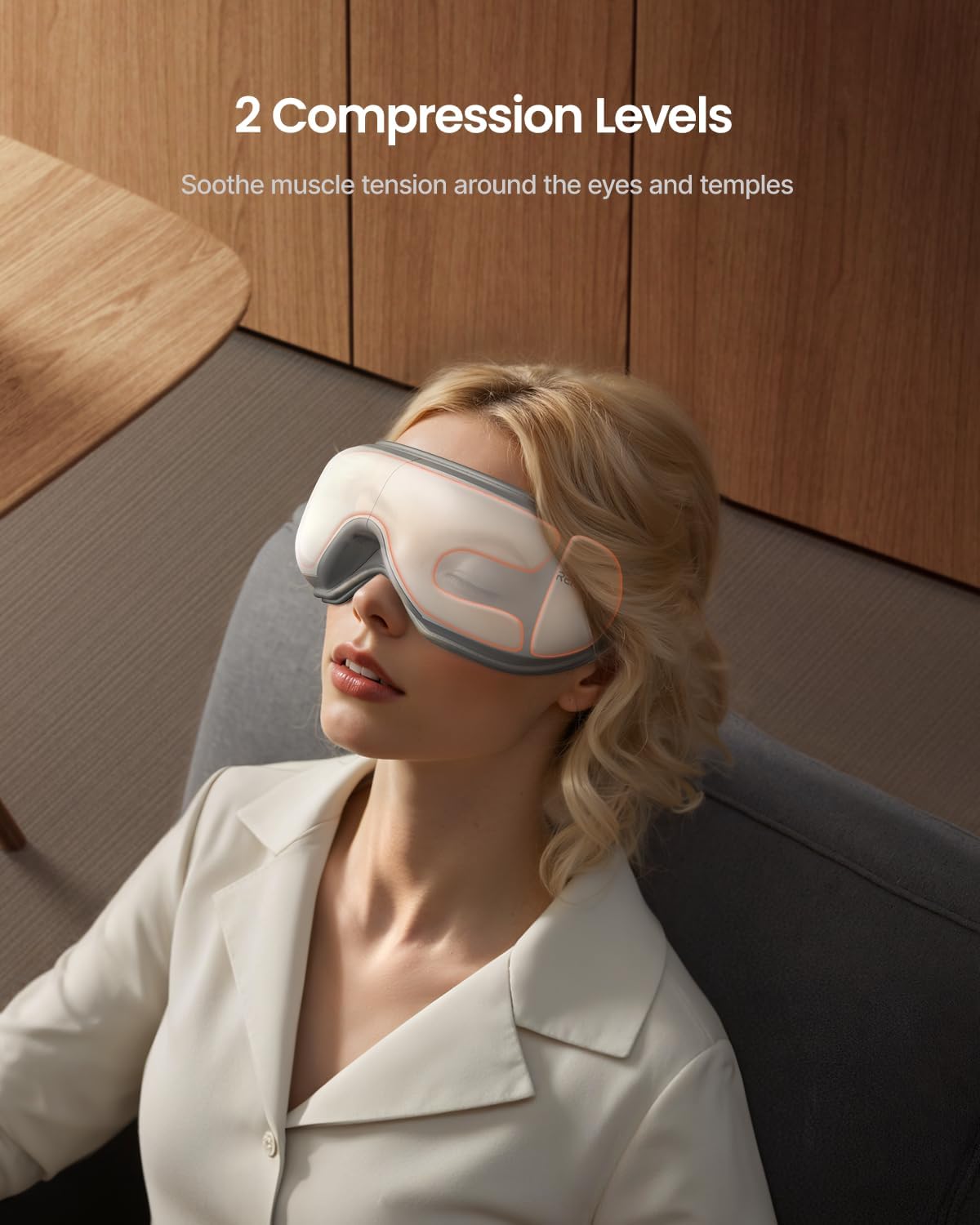 RENPHO Eyeris 1 Eye Massager with Heat, Sleep Mask with Remote Control