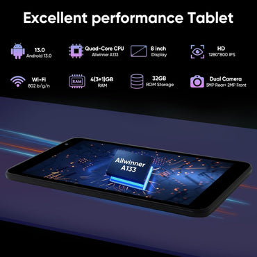 weelikeit Tablet 8 inch Android 13 Tablet,