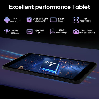 weelikeit Tablet 8 inch Android 13 Tablet,