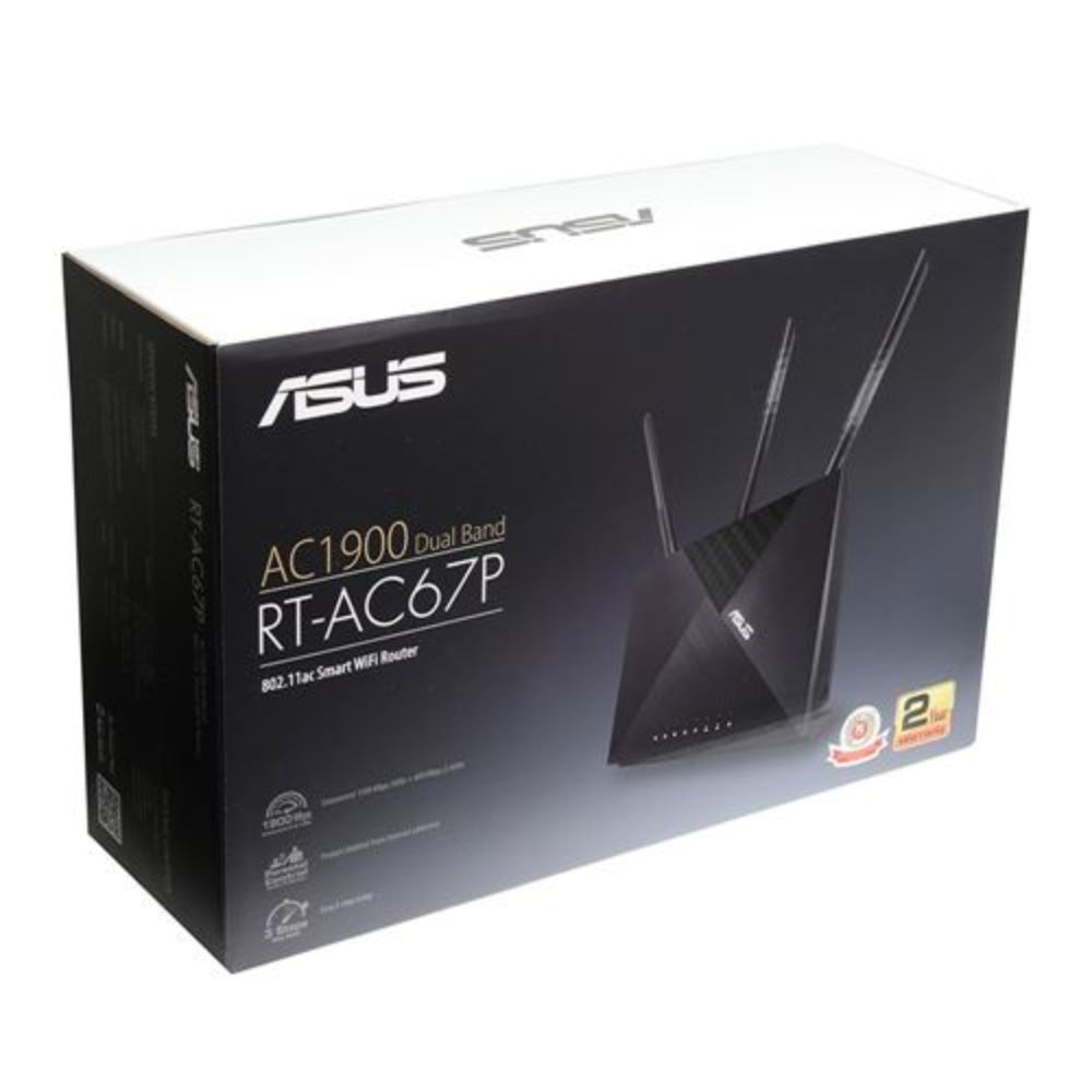 ASUS AC1900 DualBand WiFi Router (RT-AC67P)