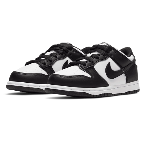 Nike Dunk Low Little Kids' Shoes (PS) - White/Black