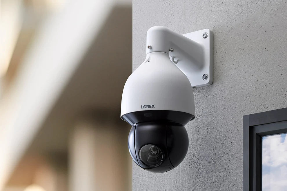 Lorex 4K Outdoor IP Camera with 25x Optical Zoom and IK10 Vandal Proof Rating (Cable not included)