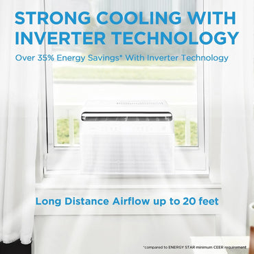 Midea 8,000 BTU Smart Inverter U-Shaped Window Air Conditioner