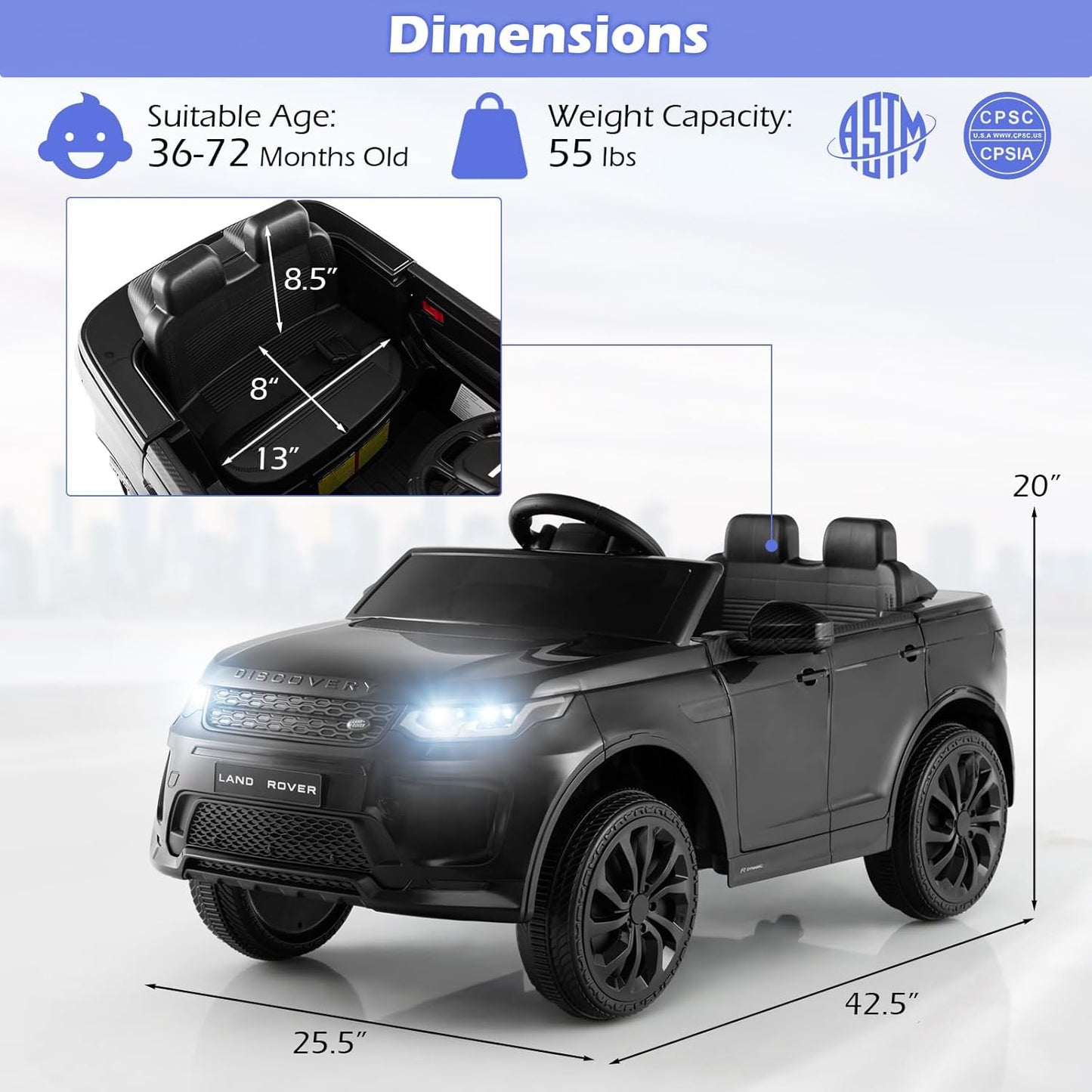 Land Rover Discovery Sport Electric Vehicle For Kids - PICK UP ONLY