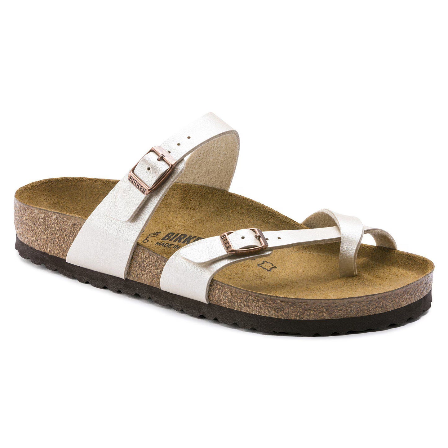 Birkenstock Mayari Birko-Flor - Graceful Pearl White