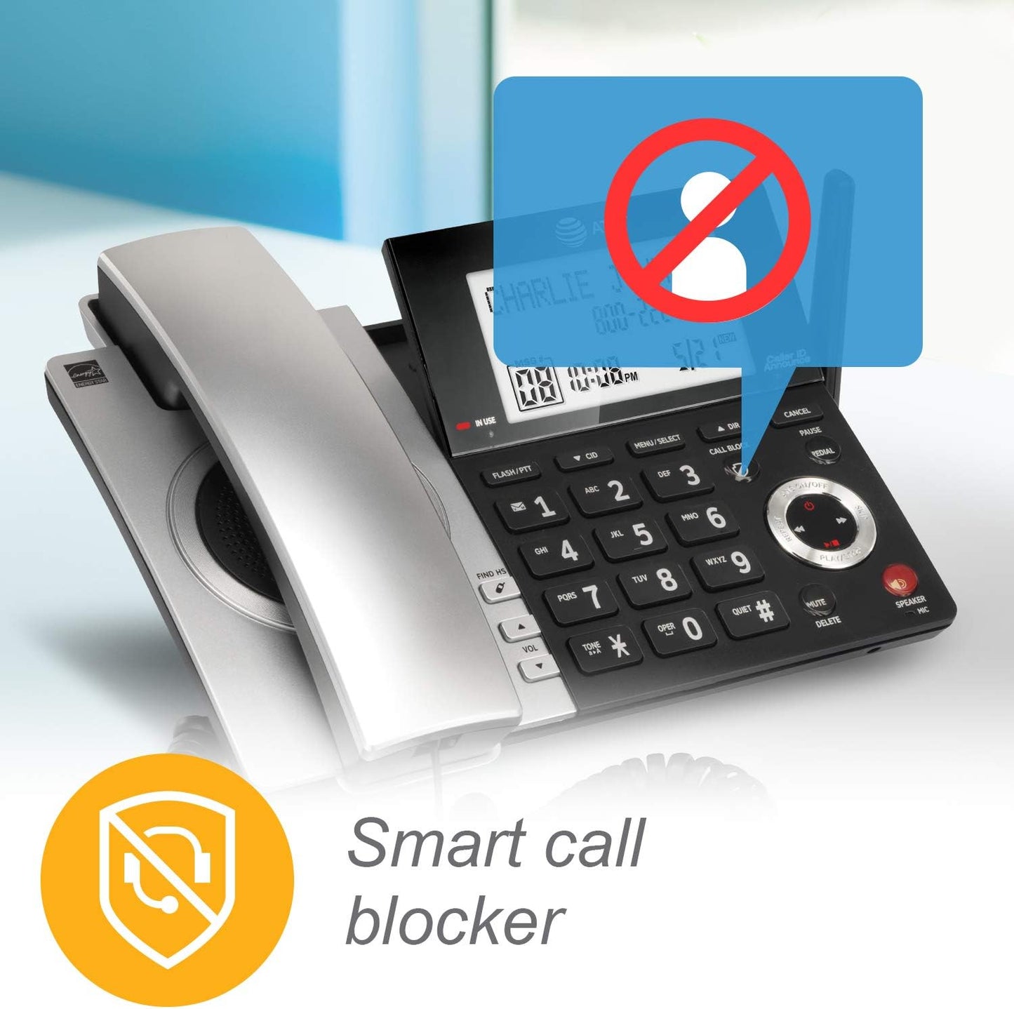 AT&T CL84207 Dect_6.0 2 Handset Landline Telephone