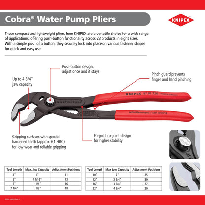Knipex 8701560 22-Inch Cobra Pliers XXL