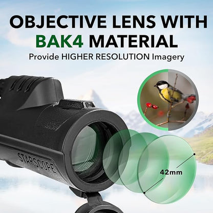 Starscope Monocular Telescope G3-10x42 Long Range Monoculars
