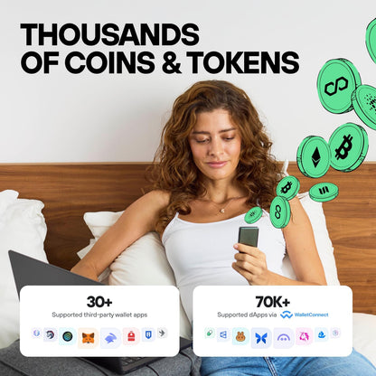 Trezor Safe 7 Crypto Hardware Wallet with Bluetooth for Android/iOS/Desktop