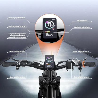 Bluvall S20 Electric Bike – Fat Tire E-Bike Canada