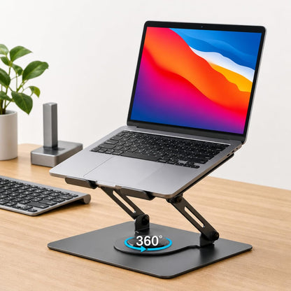 GPlus+ Laptop Stand with 360 Rotating Base