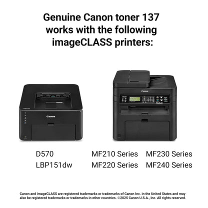 Canon Toner Cartridge 137 Black