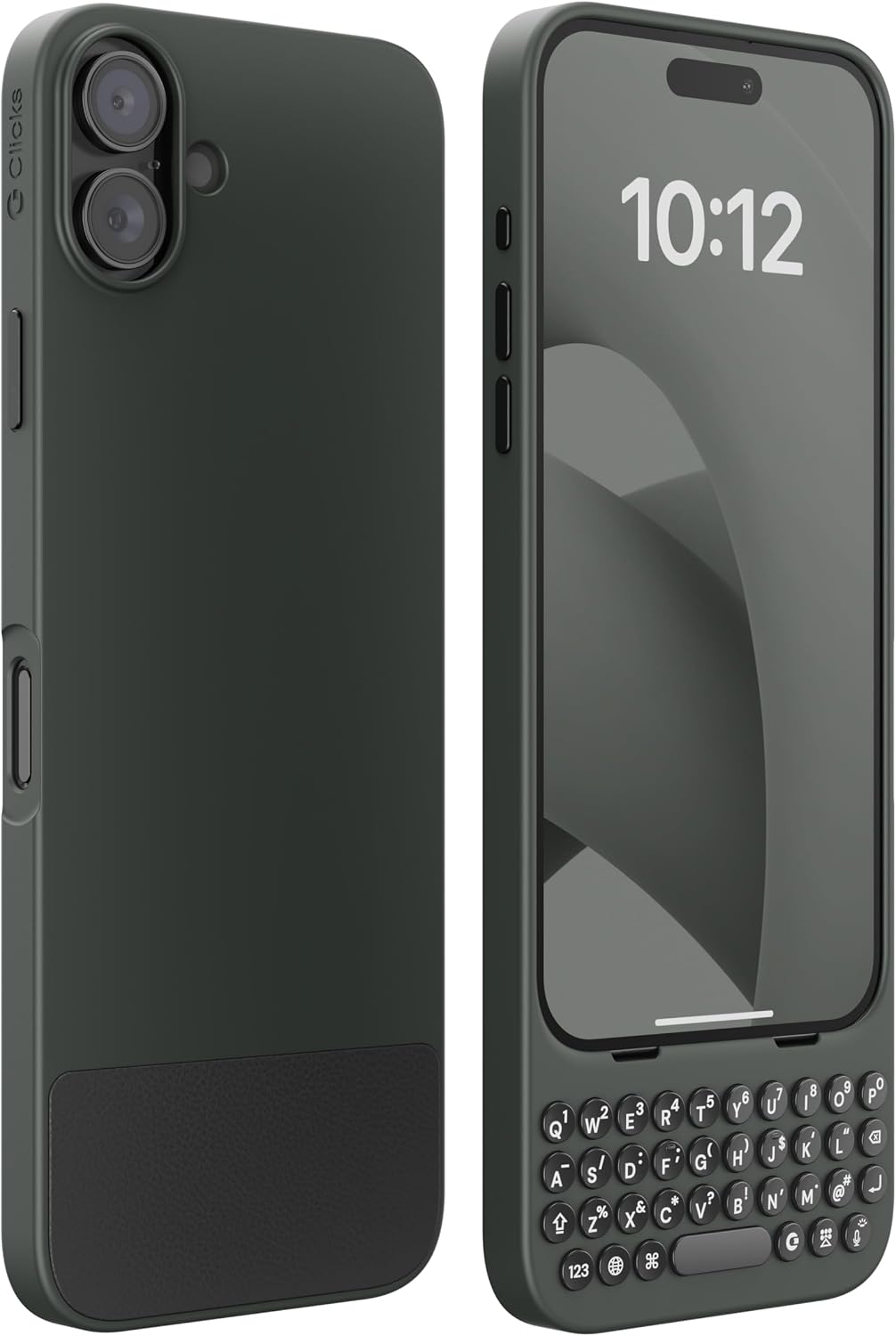 Clicks Keyboard for iPhone 16 pro max  – Keyboard Case for Premium Typing Experience – Faster, Accurate Typing, Charge as Normal – Onyx
