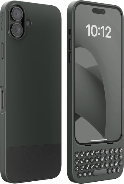 Clicks Keyboard for iPhone 16 pro max  – Keyboard Case for Premium Typing Experience – Faster, Accurate Typing, Charge as Normal – Onyx