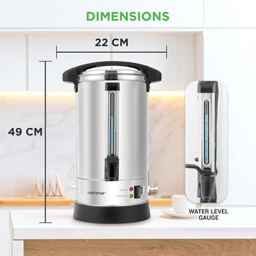 NutriChef 8L Water Boiler and Hot Water Dispenser