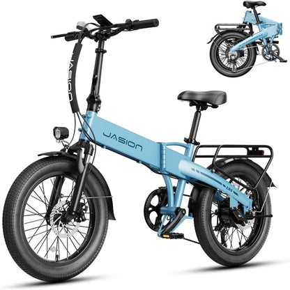 Jasion EB6 Electric Bike for Adults (Dusty Blue) - PICK UP ONLY