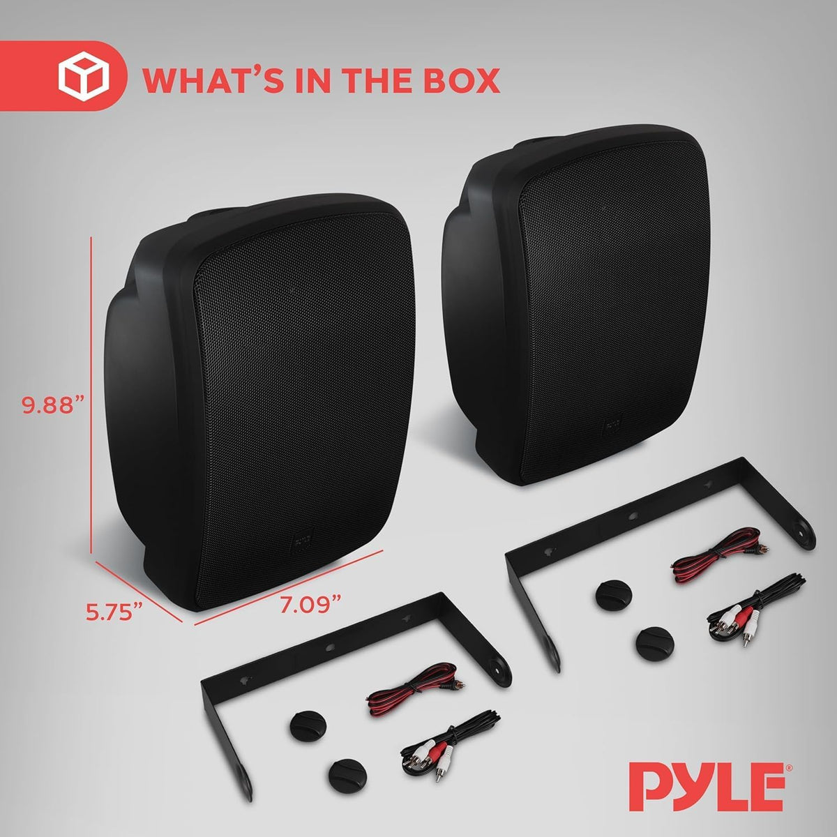 Pyle Outdoor Bluetooth Speakers – Waterproof 5.25