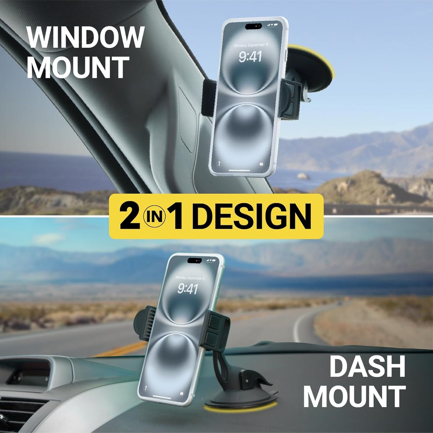 Scosche 3-in-1 Universal Car Mount for Smartphones HDVM