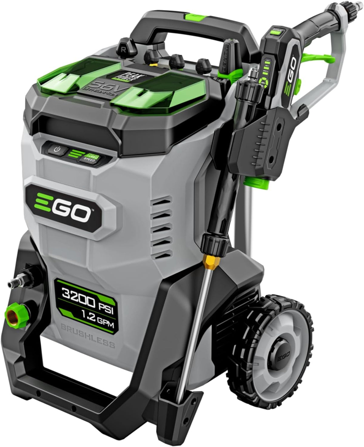 EGO Power+ 56V 3200 PSI Cordless Pressure Washer with Peak Power™, Battery and Charger not Included, HPW3200