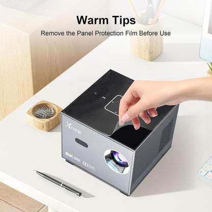 XNANO 4K Support Projector with WiFi6 and Bluetooth