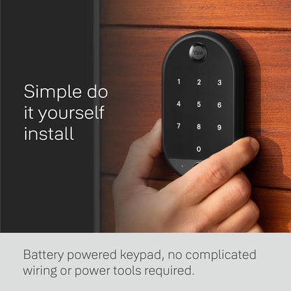 Yale Keypad Touch, Fingerprint Door Lock, Keyless Entry, Smart deadbolt, Pin Code Entry - Does Not Include Required Smart Lock