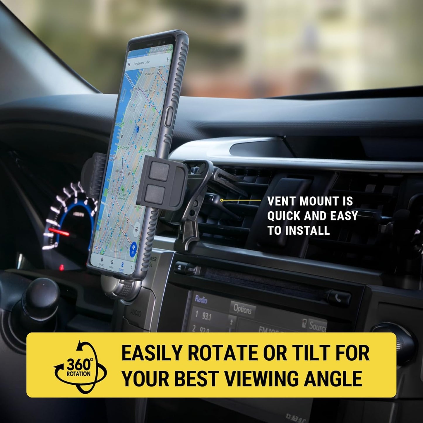Scosche 3-in-1 Universal Car Mount for Smartphones HDVM