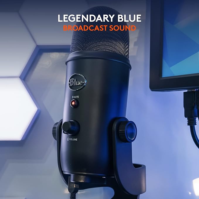 Logitech Blue Yeti USB Microphone - Professional Audio Quality