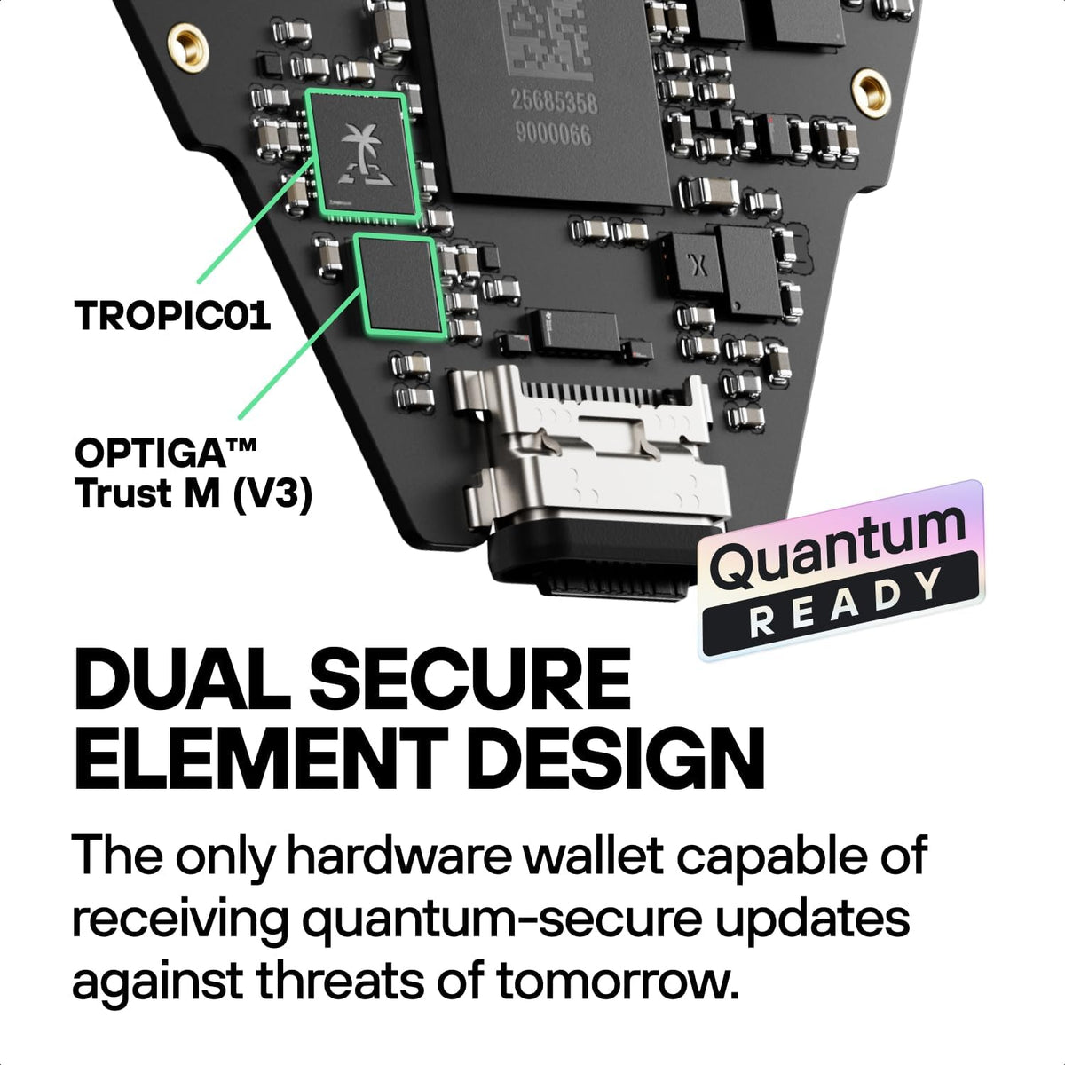 Trezor Safe 7 Crypto Hardware Wallet with Bluetooth for Android/iOS/Desktop