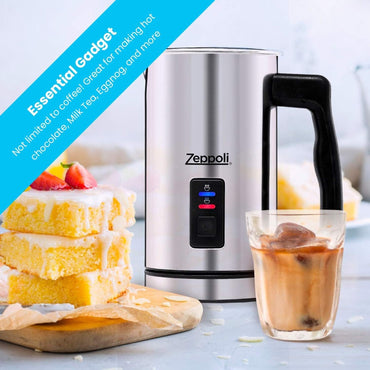 Zeppoli Stainless Steel Milk Frother and Warmer